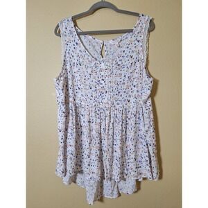 Lauren Conrad Blouse‎ Cottagecore Fairy Flowy Dainty Babydoll